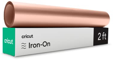 Cricut Everyday Iron On - Rose Gold, 2ft Roll (12x24) - HTV Heat Transfer Vinyl for Shirts, Apparel, Hats & More - Compatible with Maker & Explore Machines