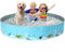COMSLE Dog Paddling Pool Hard Plastic for Dogs, Foldable Dog Swimming Pool Extra Large with Upgraded PP Board, Puppy Bathing Pool for Garden Patio Bathroom（160 X 30cm）