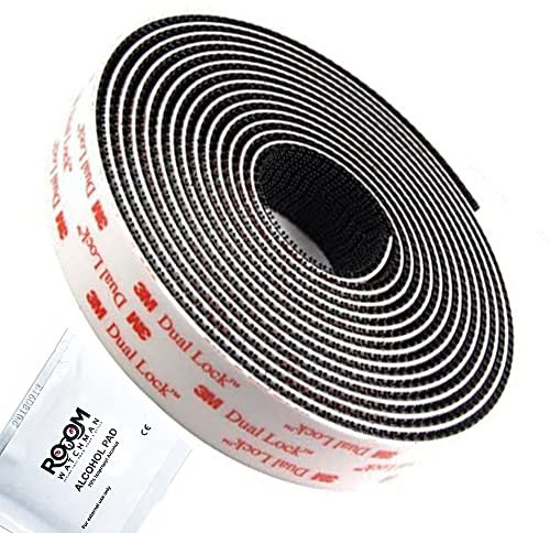 3M Dual Lock SJ3550, Heavy Duty Reclosable Fastener Tape, Waterproof (5X Stronger Than Classic Hook & Loop Tape) (25.4mm x 2.5 meter)