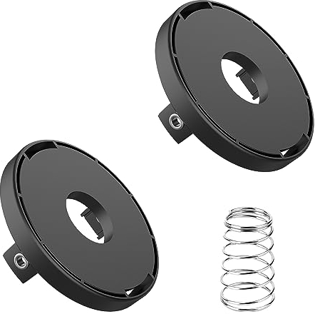 XIJIANG 2 tapas de bobina, con muelle para desbrozadora compatible con cortacésped Einhell Power X-Change,Einhell GE-CT 36/30,Einhell GE-cm 36/43,Einhell GE-cm 43 Li M,AGILLO 36/255, AGILLO 18/200