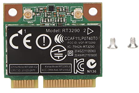 Septpenta 150 Mbit/S WLAN Netzwerkkarte, Mini PCIe WLAN Netzwerkkartenkompatibilität für 655 650 CQ58 M4 M6 4445S DV4 G4 G6 G7, 150 Mbit/S Netzwerkadapter für Laptop
