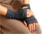 Prettystern 100% Kaschmir Pulswärmer Halbhandschuhe Hand-Stulpen Damen Fingerlose wrist warmers Handschuhe Dunkelgrau Meliert