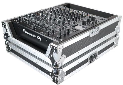 ProX XS-DJMV10A9 ATA Style Flight Road Case für Pioneer DJM-A9 DJM V10 DJ Mixer, Schwarz , Modern