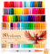 BRUNAIS Rotuladores Lettering - Rotuladores Doble Punta Pincel y Fina para Mandalas y Sombrear - Lettering kit Para Niñas - colores para pintar - Tinta a Base de Agua