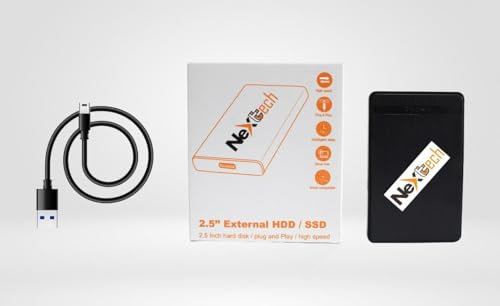 Nextech750GB 2.5 - Hard disk esterno, Plug and Play, ad alta velocità, 750 GB
