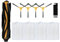 MaNzzo Repuestos y Accesorios for aspiradoras Robot, Cepillo Lateral Principal, Filtro HEPA primario, mopa, paño de Trapo, Compatible con Create Ikohs ‎Netbot S18(Set C)