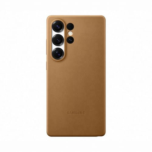 Samsung Kindsuit Case cover morbida colorata per Galaxy S25 Ultra, Camel