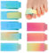Gjinxi 8 Pack Fabric Hammer Toe Corrector, Reusable Fabric Buddy Toe Wraps for Pain, Fabric Hammer Toe Wraps, Toe Bandages Protectors for Crooked Toes, Curled Toes, Bent Toes and Broken Toes(Colorful)