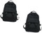 SHERCHPRY 2 STK Studenten Rucksack Reiserucksack Mode -Rucksack Business-Rucksack Einfache Tasche schultüte büchertasche Pen Pouch Studentische Modetasche Schüler Schultasche Metall Black