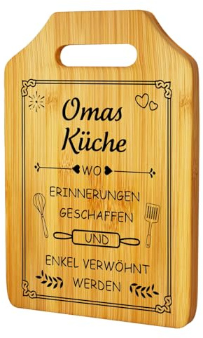 Geschenk für Oma, Bambus Schneidebrett Oma Geschenk Geburtstag, Beste Oma Geburtstagsgeschenk, Oma Geschenk Weihnachten, Weihnachtsgeschenke für Oma