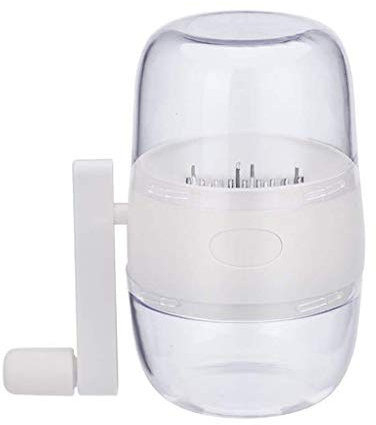 Manual Nut Grinder with Hand Crank Nut Chopper Peanut Grinders Dried Fruit Crusher for Different for Kitchen Baking Nut Chopper Manual Glass Jar