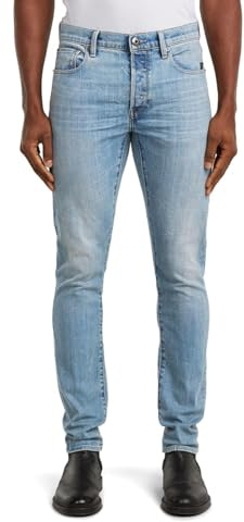 G-STAR Men's 3301 Slim Jeans, Blau (Vintage Patina Blue 51001-D498-H926), 36 W / 32 L