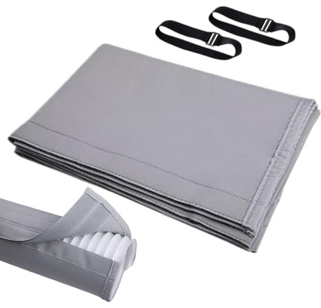 Zahoken Funda Para Manguera De Aire Acondicionado - Aislamiento Grueso Para Tubos De Aire Acondicionado,Accesorio Amortiguador Reducción De Calor Para Conductos De Ventilación En Dormitorio Hogar