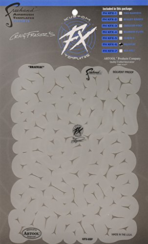 Artool - Airbrush Schablone - Brainiac