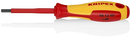 Knipex Screwdriver for hexagon socket screws burnished, insulating multi-component handle, VDE-tested 182 mm 98 13 40