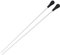 BQLZR Paar 1 38,1 cm Music Taktstock mit schwarzem Griff aus ABS