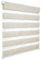 WOLTU Doppelrollo Klemmfix ohne Bohren Holzlook Buche B60 x H150 cm, Duo Rollo Zebrarollo Fensterrollo Klemmrollo Seitenzugrollo Easyfix lichtdurchlässig & verdunkelnd Rollos für Fenster und Tür