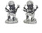 Set 2 Stk Ganesha Figuren Elefantengott Gottheit Hindu Indien Tischdeko Dekofigur