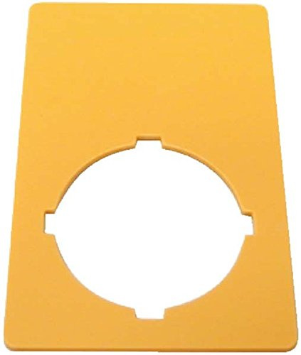 Eaton 121089 Schild, not-Halt, H x B = 50 x 33 mm, gelb, not-Halt