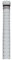 Gunn & Moore GM Terrain Grip – Weiß/Schwarz/Silber, 30,5 x 3,8 cm