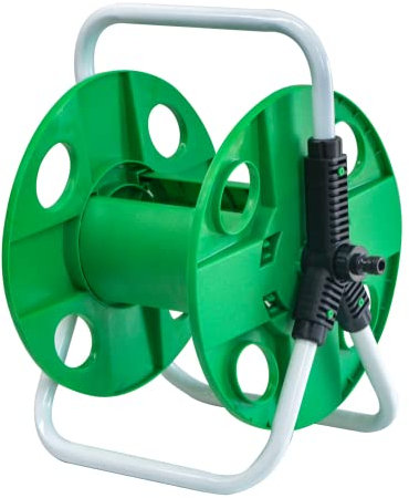 Dapetz ® Hose Reel 45m Lightweight Portable Hose Pipe Reel Prevents Twisting Free Standing Mobile Hose Reels for Home Patio Deck Yard Garden Driveway Stable Hose Guide