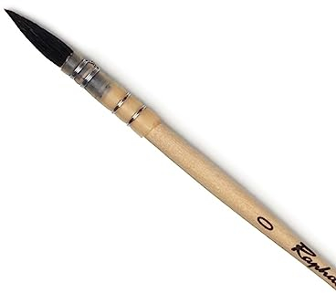 Pinceau raphael Taille N° 0 Petit Gris Pur série 802 pour lavis Aquarelle Vendu à l’unité