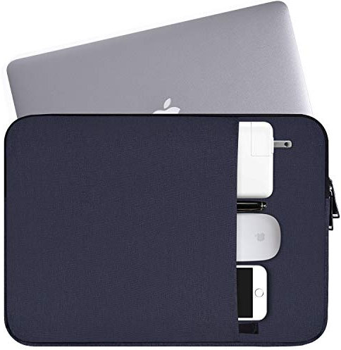 dealcase 13-13.3 Inch Laptop Sleeve Case, Compatible with ASUS, Acer, Dell, HP, Apple, Samsung, Lenovo, LG Gram Chromebook, Notebook Tablet Bag, Waterproof, Everyday Use, Travel, Office Use, Navy Blue