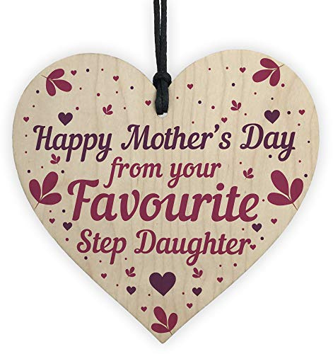RED OCEAN Funny Mothers Day Card From Step Daughter Step Mum Gifts Keepsake