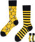 TODO Colours Lustige Socken mit Motiv - mehrfarbige, bunte, Verrückte für Herren und Damen (43-46, Bienen Socken)