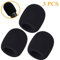 Paquet de 3 pare-brise en mousse - Housse de microphone de grande taille pour Audio Technica AT2020, SE 2300 et autres gros microphones, noir