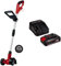 Einhell Nettoyeur De Joint Sans Fil Sur Batterie GC-CC 18 Li Solo Power X-Change (18 V, Diamètre Des Brosses 10 Cm, Livré Avec Accessoires) avec Chargeur et Batterie 2,5Ah