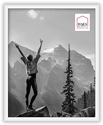 HAES DECO - Fotorahmen/Bilderrahmen aus Kunststoff Easy Frame weiß 20x25 cm - EF12W