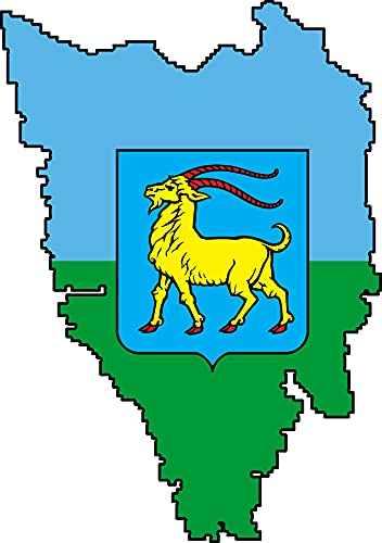 Auto Aufkleber Kroatien Gespanschaft ISTRIEN Sticker Konturgeschnitten (ca 11 cm)