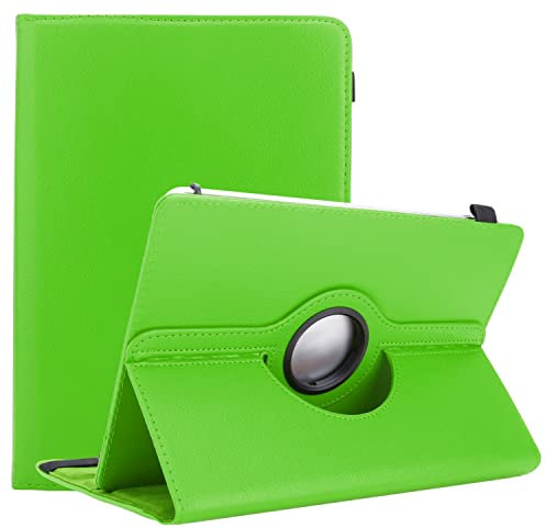 Cadorabo Hülle kompatibel mit Alcatel 1T (7 Zoll) 2021 Tablethülle 360 Design aus Premium Kunst Leder Flip Klappbare Stoßfeste Magnetische Cover Hülle für Alcatel 1T (7 Zoll) 2021 Tasche in Grün