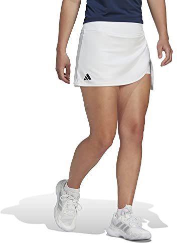 adidas Women's Club Tennis Skirt, White, Medium