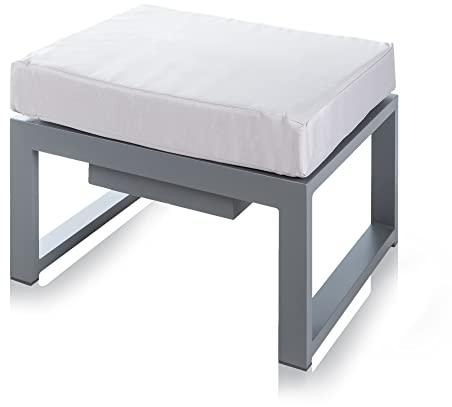 Alfresia Garden Coffee Table – Aluminium Counter with Built in Ice Bucket, Multipurpose Ice Bucket, Stool or Counter, Weather Resistant, Outdoor Coffee Table, Part of Outdoor Garden Furniture Set