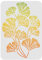 FINGERINSPIRE Ginkgo-Blatt-Schablonen 29,7x21cm Gingko-Blätter aus zum Malen Gingko-Blätter-Muster, Wandschablonen, Wiederverwendbare Schablonen zum Malen auf Holz, Boden, Wand und Fliesen