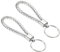 sourcing map Tressé Cuir Porte-clés 2 Coffret PU Porte-clés Tissé Décoration Lanière Courroie pour Sac Porte-monnaie Argent
