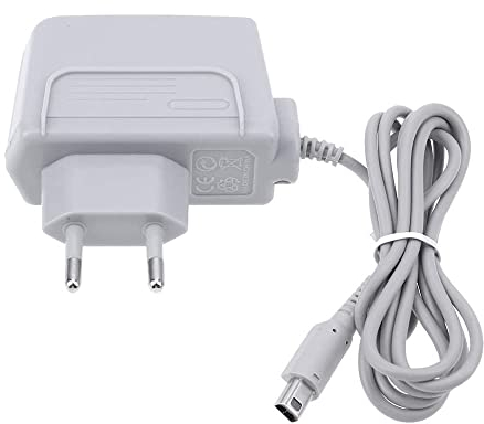 CABLEPELADO Cargador Compatible con Consolas 3DS/3DS XL/2DS/2DS XL/DSi/DSi XL/New 3DS | Fuente de Alimentación Adaptador Alimentador CA, USB | Color Blanco