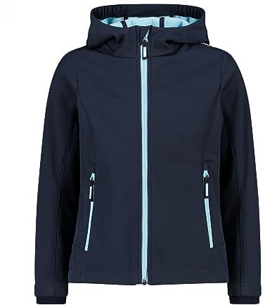 CMP Giacca Kid G Con Cappuccio Fisso Unisex - Bambini e ragazzi, B.Blue-Anice 5N, 140