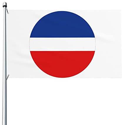 Roundel of Yugoslavia 1992–2003 3x5ft Patio Garden Flag Decoración interior Bandera impresa de un solo lado
