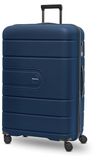 REDOLZ Hartschalen Check-in Koffer | Großer XL Trolley 52 x 31 x 77 cm aus hochwertigem, leichtem Polypropylen | 4 Doppelrollen & TSA (Essentials 11)