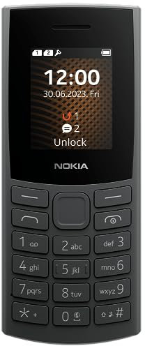 Nokia 105 4G, Dual Sim Charcoal