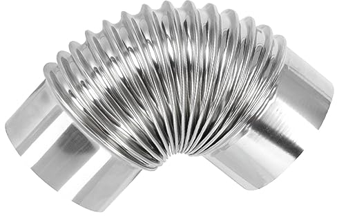 Angoily Metall-rauchrohrbogen Für Herd 90 Grad Edelstahl-schornsteinverlängerung Für Gasheizung