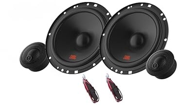 JBL Stage2 64CFS - Sistema audio auto a 2 vie, componenti da 270 Watt, set con tweeter da incasso e altoparlante da incasso da 160 mm