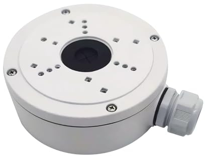 DS-1280ZJ-S Junction Box Compatible with Fixed Turret & Bullet Cameras | Compatible with DS-2CD2047G2-LU, DS-2CD2087G2-LU, DS-2CD2T87G2P-(L)SU/SL, DS-2CD2T47G2P-(L)SU/SL, DS-2CD2643G2-IZS,