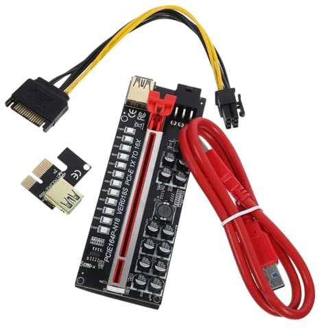 Gatuida Professional Mining Gpu Extension Cable Pcie Riser Cable to Mining Graphics Card Extension