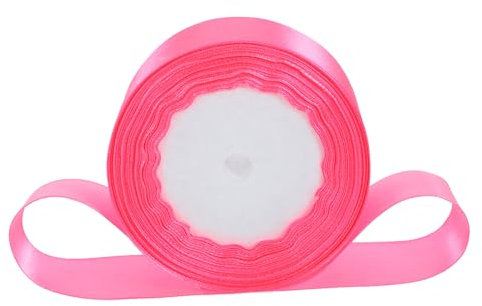 STOBOK 1rolle Festliches Geschenkband Pfirsichrosa Breites Schneidbares Satinband Für Hochzeiten Partys Einschulungen Und -dekorationen Für Blumenkränze Und Schleifen