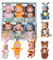 12 Piezas Muñecas Reborn, 6 Piezas Muñecas De Renacimiento Durmiendo con Ropa, Bebés De PVC, Juguetes Realistas para Muñecas, Bebés Juguetes Regalo para Niños Y Niñas De 1 A 3 Años