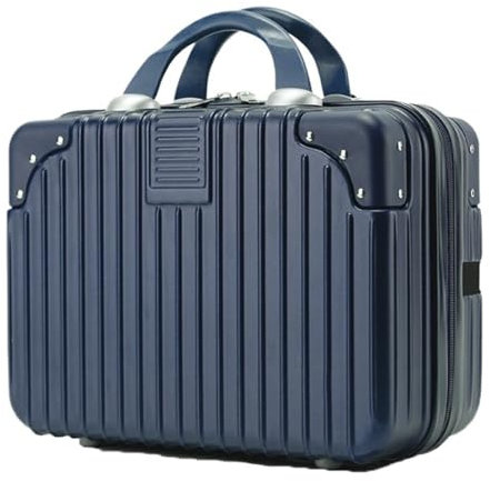Reisekoffer Make-up-Reisekoffer, Hartschalen-Kosmetikkoffer, Tragbarer ABS-Kosmetikkoffer, Handgepäckkoffer Für Damen Suitcase Rollkoffer (Color : G, Size : 14inch)